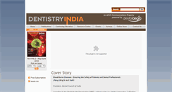 Desktop Screenshot of dentistryindia.net